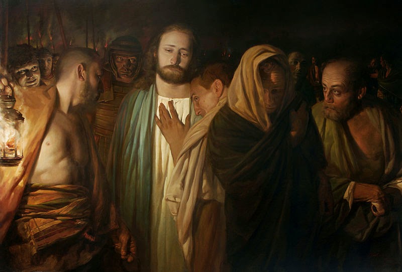 “A traição de Judas”, pintura de origem russa de Andrey Mironov