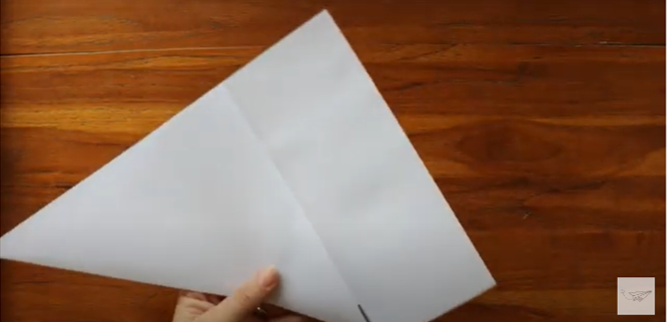 Vela de papel em origami